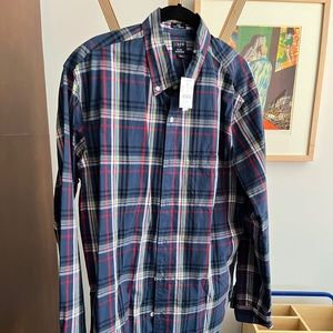 J Crew Slim Untucked Plaid Shirt L